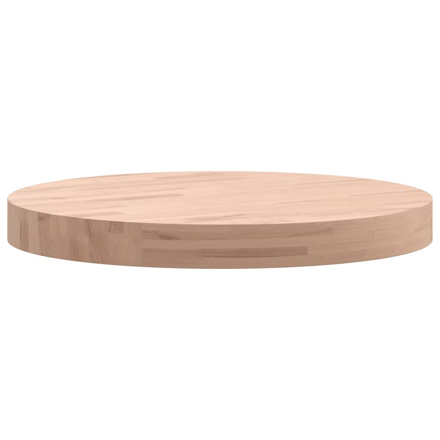 Tafelblad Rond Ø40X4 Cm Massief Beukenhout