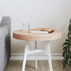 Tabletop round Ø40x4 cm solid beech wood