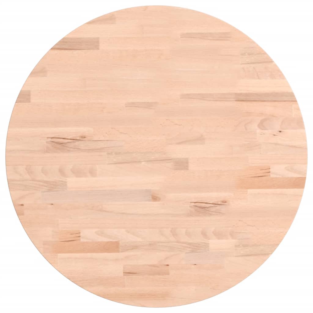 Tafelblad Rond Ø50X4 Cm Massief Beukenhout