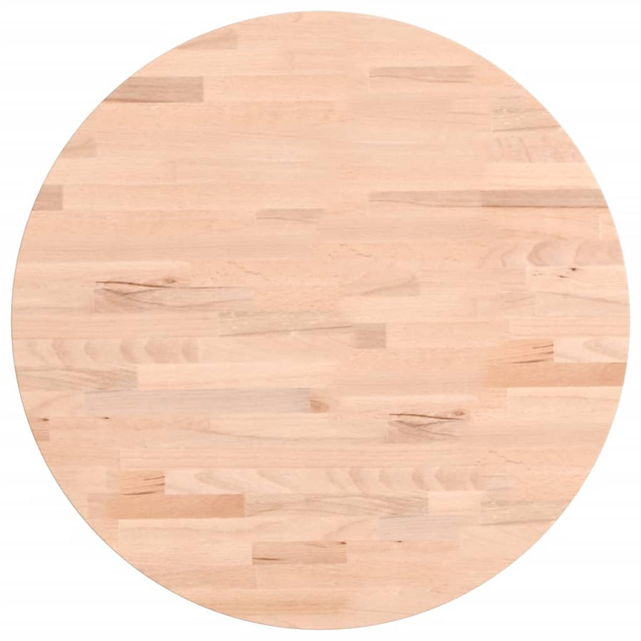 Tafelblad Rond Ø50X4 Cm Massief Beukenhout