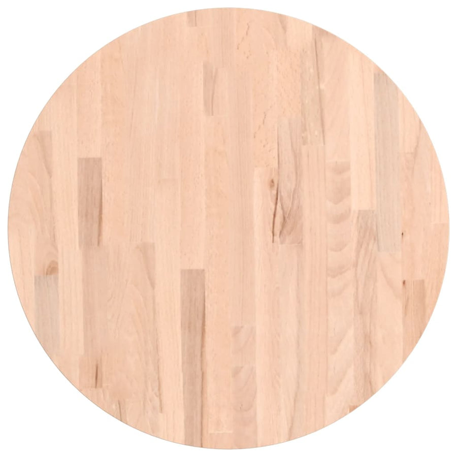 Tafelblad Rond Ø60X4 Cm Massief Beukenhout