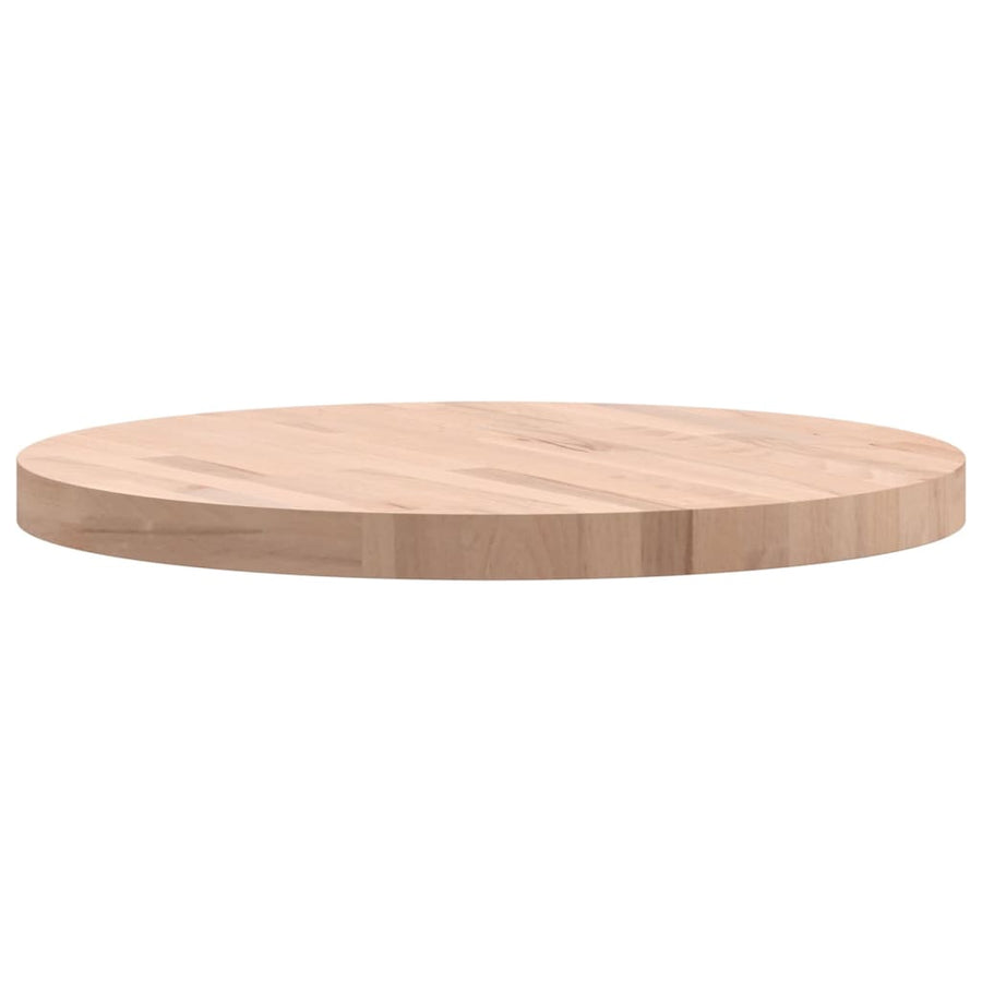 Tafelblad Rond Ø60X4 Cm Massief Beukenhout
