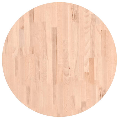 Tafelblad Rond Ø70X4 Cm Massief Beukenhout
