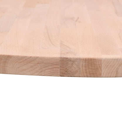 Tafelblad Rond Ø80X4 Cm Massief Beukenhout