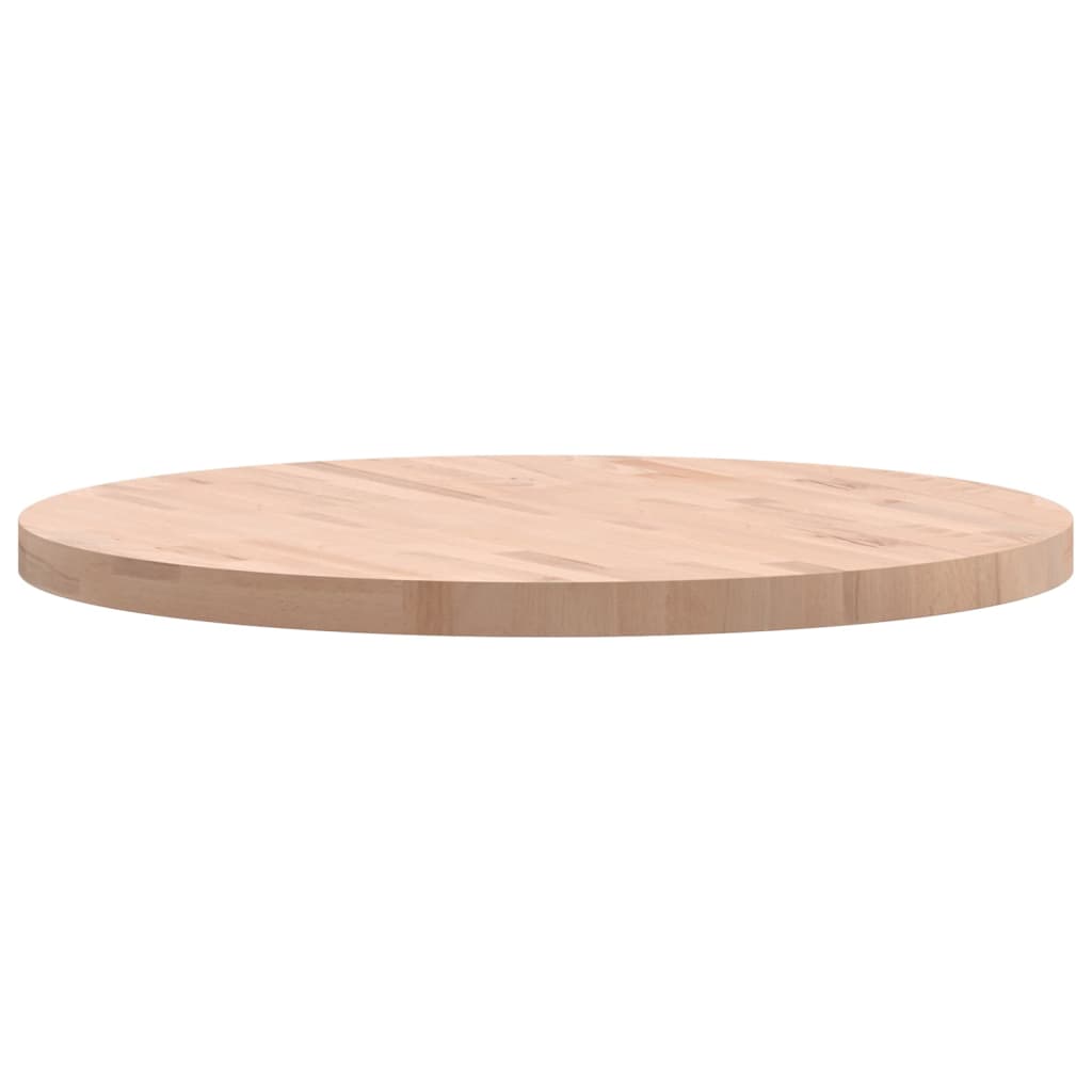 Tafelblad Rond Ø80X4 Cm Massief Beukenhout