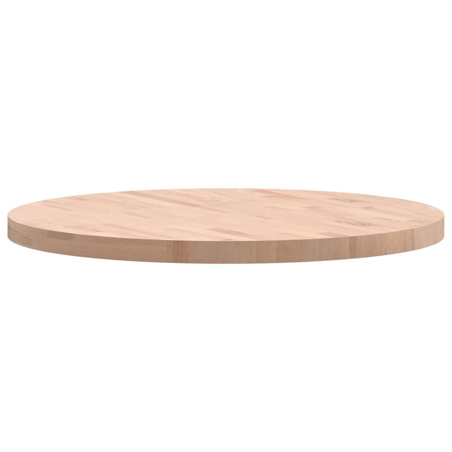 Tafelblad Rond Ø80X4 Cm Massief Beukenhout