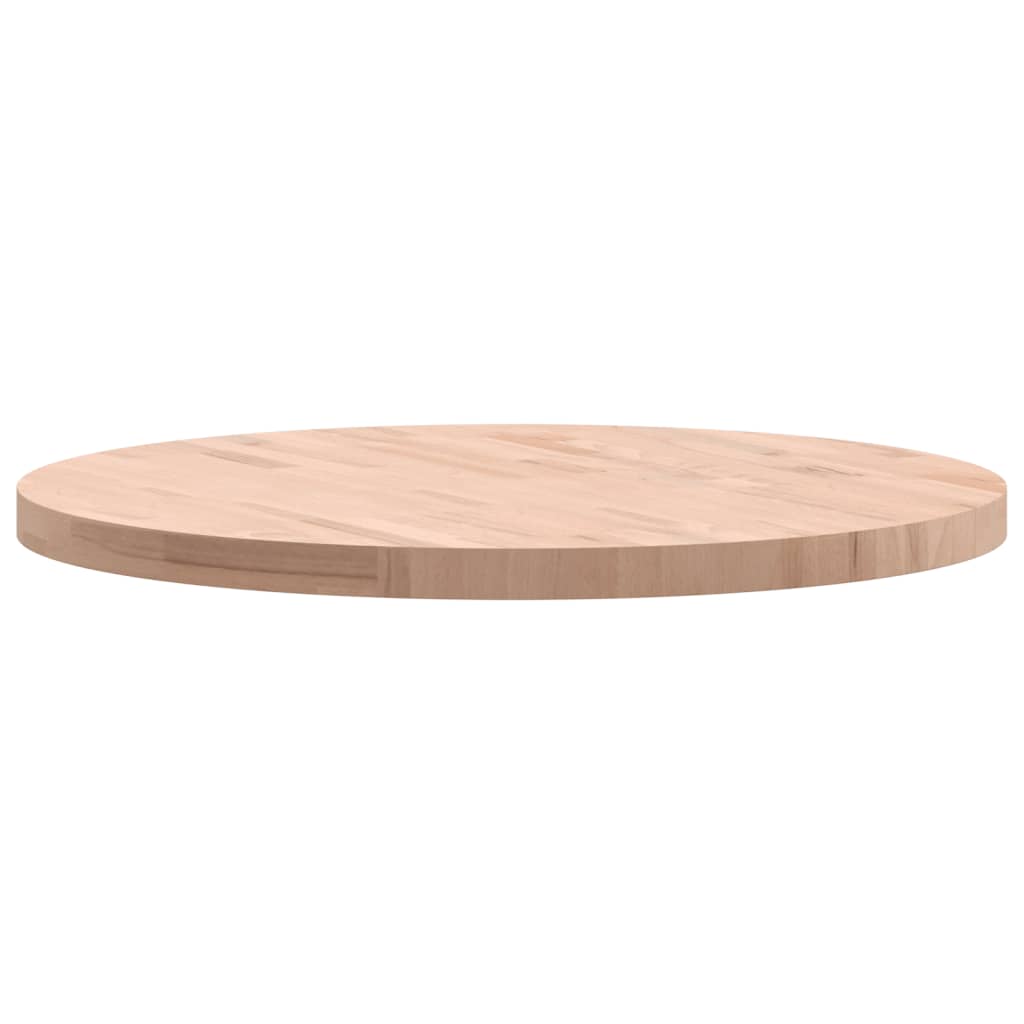 Tafelblad Rond Ø80X4 Cm Massief Beukenhout
