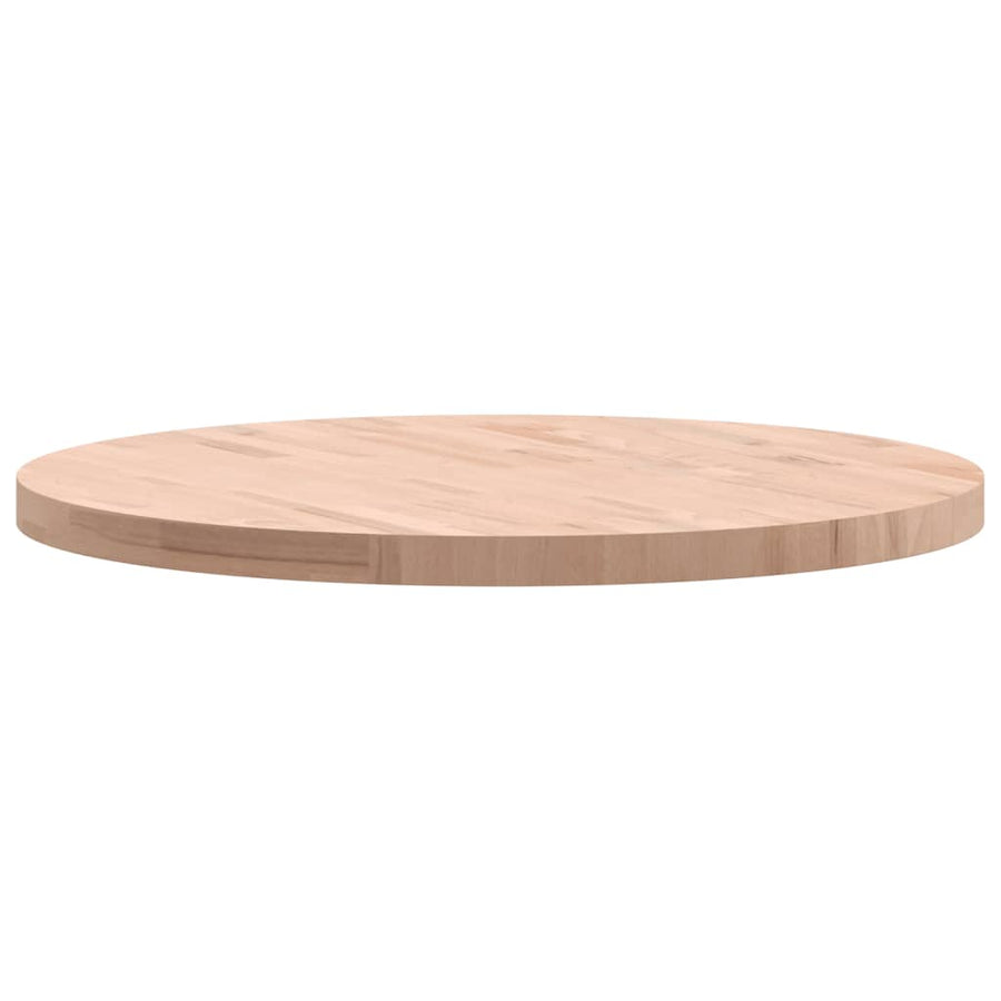 Tafelblad Rond Ø80X4 Cm Massief Beukenhout