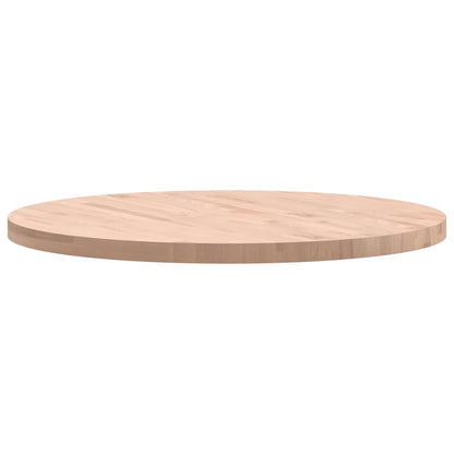 Tafelblad Rond Ø Massief Beukenhout 90 x 4 cm Lichtbruin