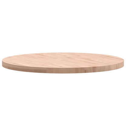 Tafelblad Rond Ø Massief Beukenhout 90 x 4 cm Lichtbruin