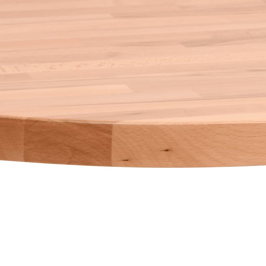 Tafelblad Rond Ø40X1,5 Cm Massief Beukenhout