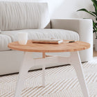 Tabletop round Ø60x1.5 cm solid beech wood