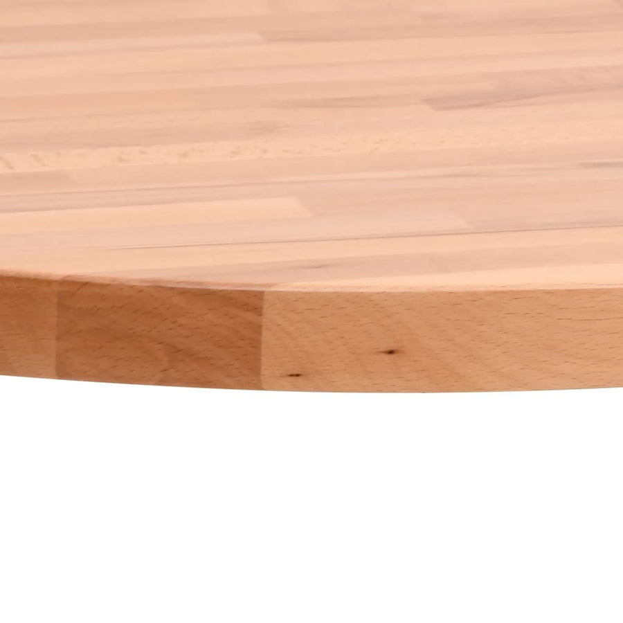 Tafelblad Rond Ø70X1,5 Cm Massief Beukenhout