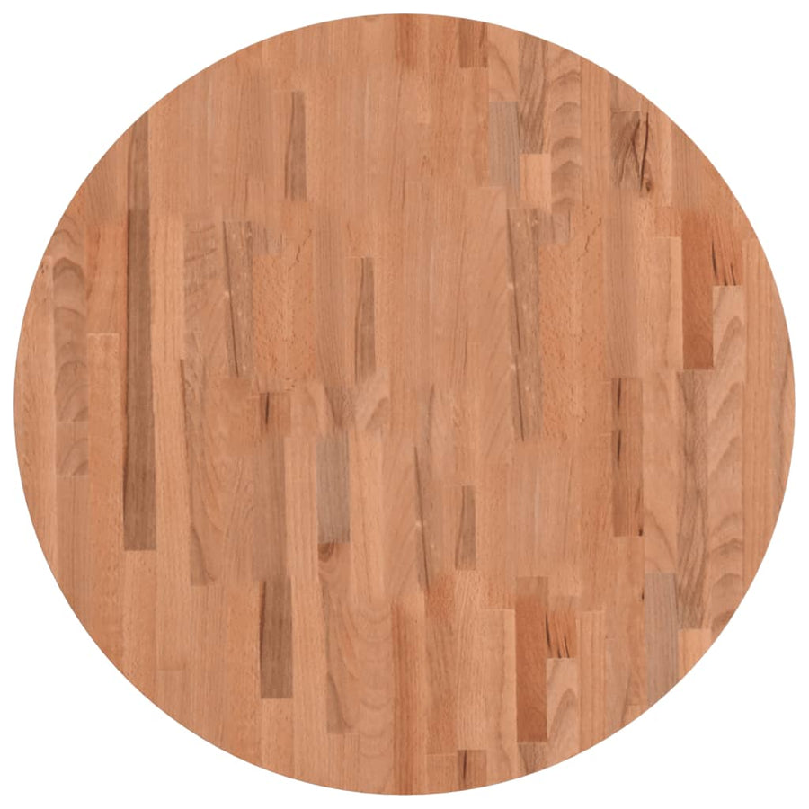 Tafelblad Rond Ø80X1,5 Cm Massief Beukenhout