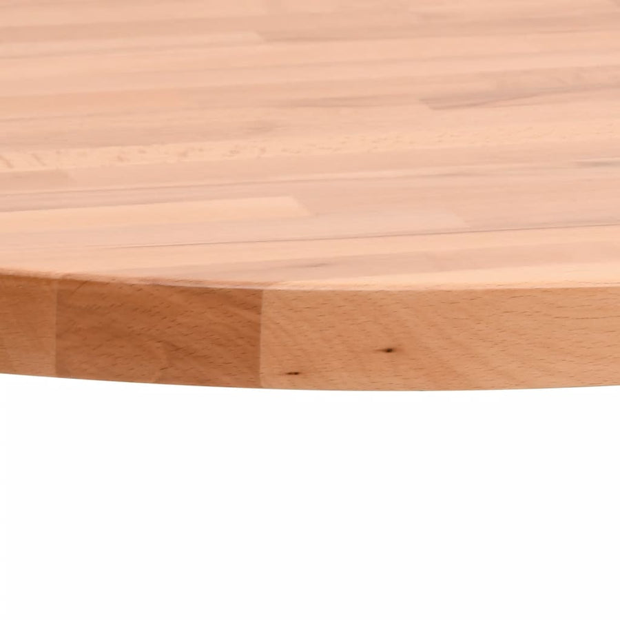 Tafelblad Rond Ø80X1,5 Cm Massief Beukenhout