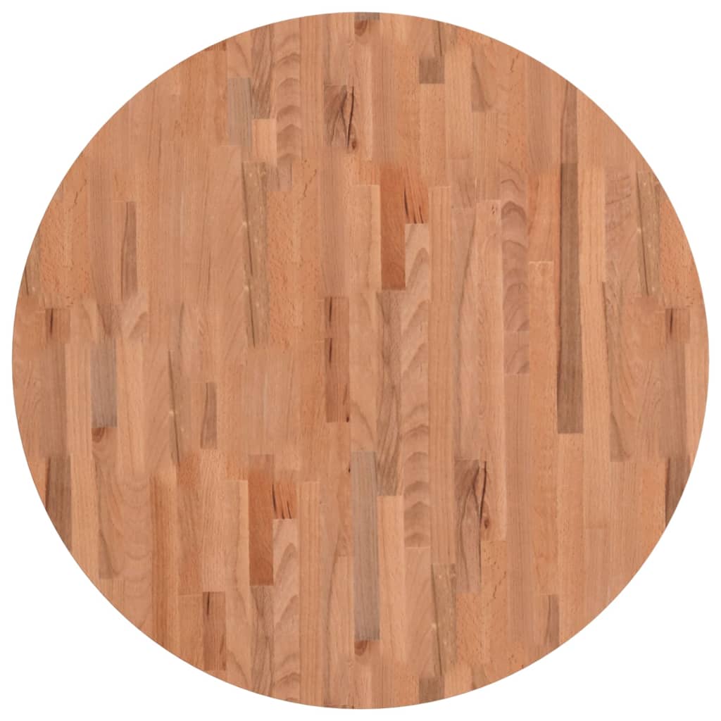 Tafelblad Rond Ø90X1,5 Cm Massief Beukenhout