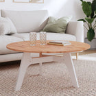 Tabletop round Ø90x1.5 cm solid beech wood