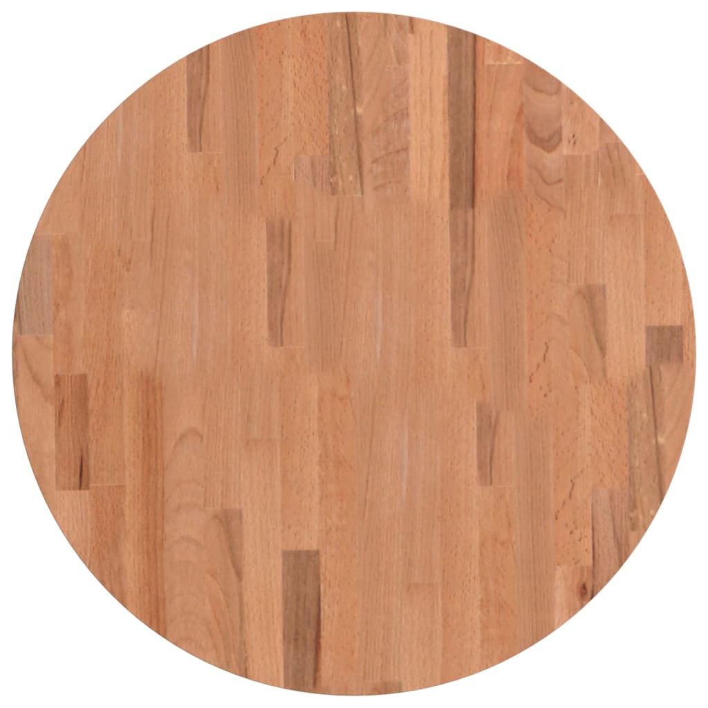 Tafelblad Rond Ø60X2,5 Cm Massief Beukenhout