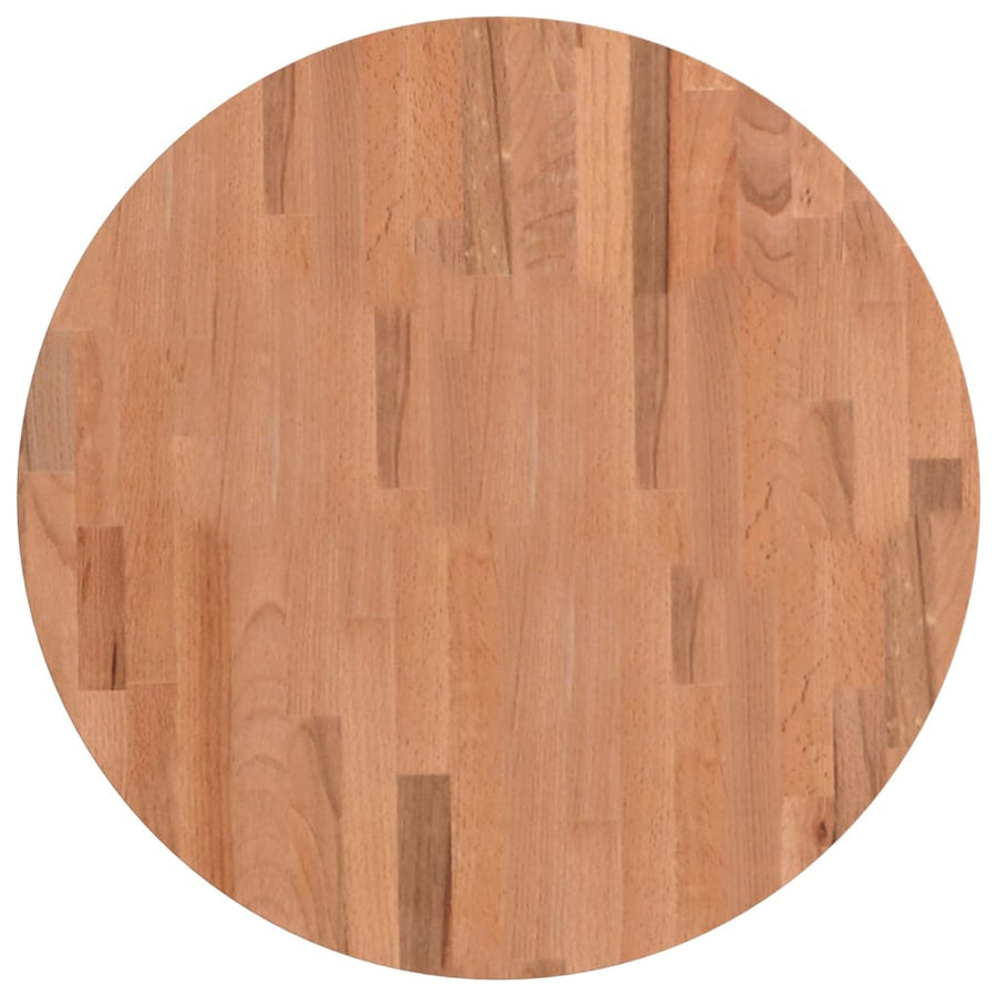 Tafelblad Rond Ø60X2,5 Cm Massief Beukenhout