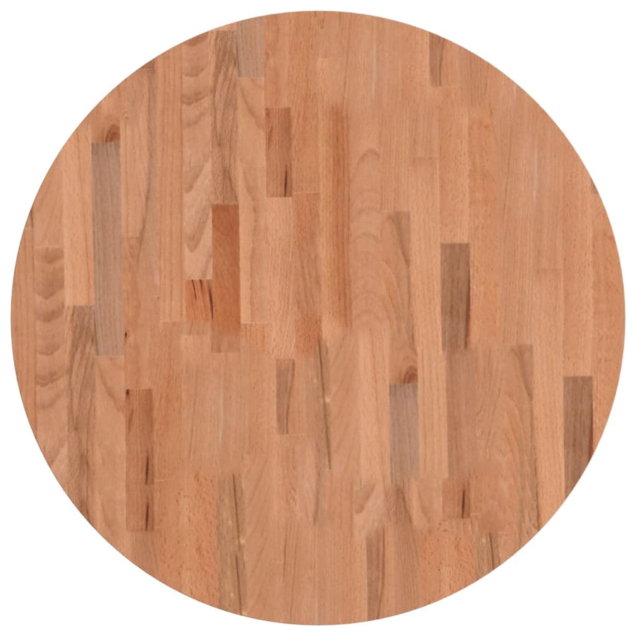 Tafelblad Rond Ø70X2,5 Cm Massief Beukenhout
