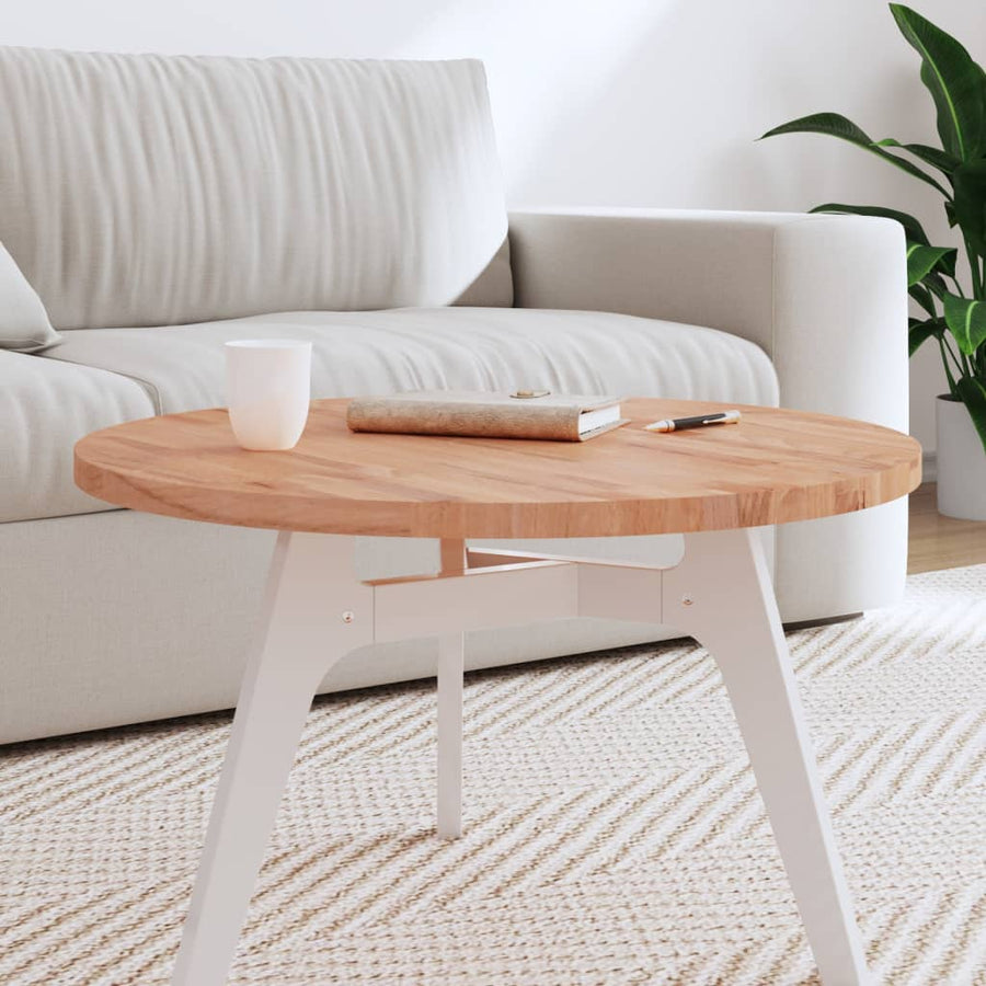 Tafelblad Rond Ø70X2,5 Cm Massief Beukenhout