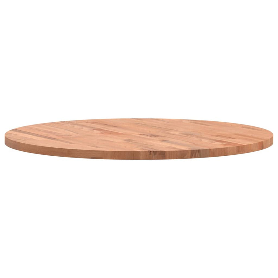 Tafelblad Rond Ø80X2,5 Cm Massief Beukenhout