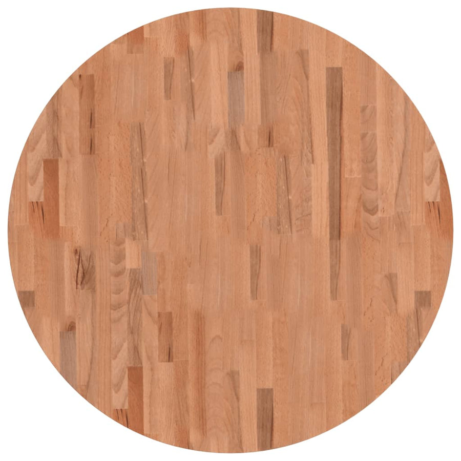 Tafelblad Rond Ø90X2,5 Cm Massief Beukenhout