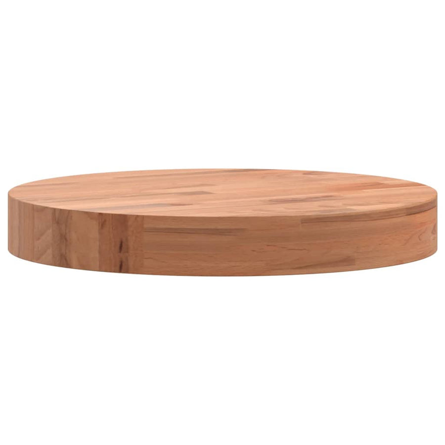 Tafelblad Rond Ø30X4 Cm Massief Beukenhout