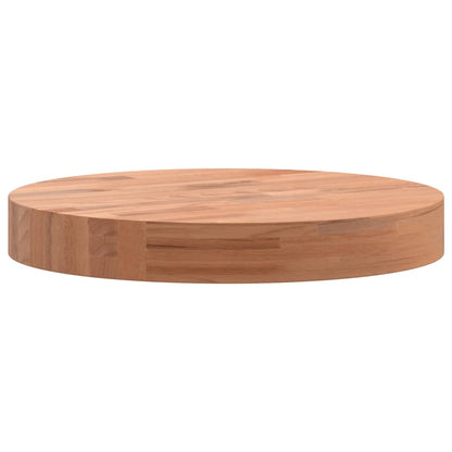 Tafelblad Rond Ø30X4 Cm Massief Beukenhout
