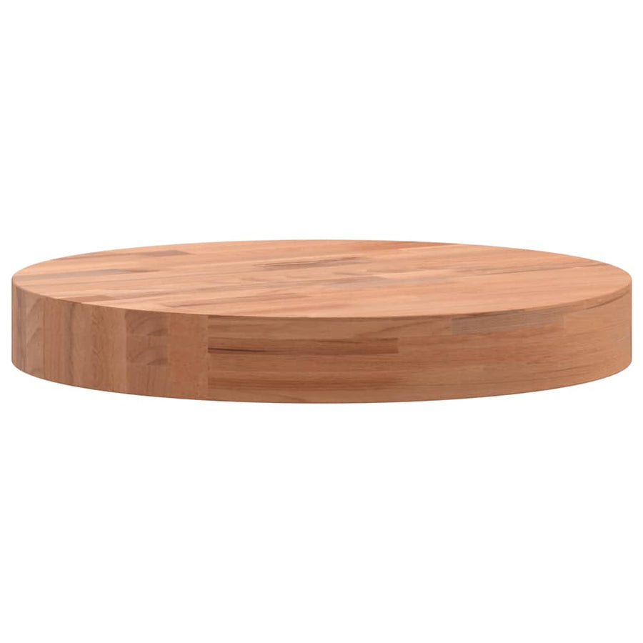 Tafelblad Rond Ø30X4 Cm Massief Beukenhout
