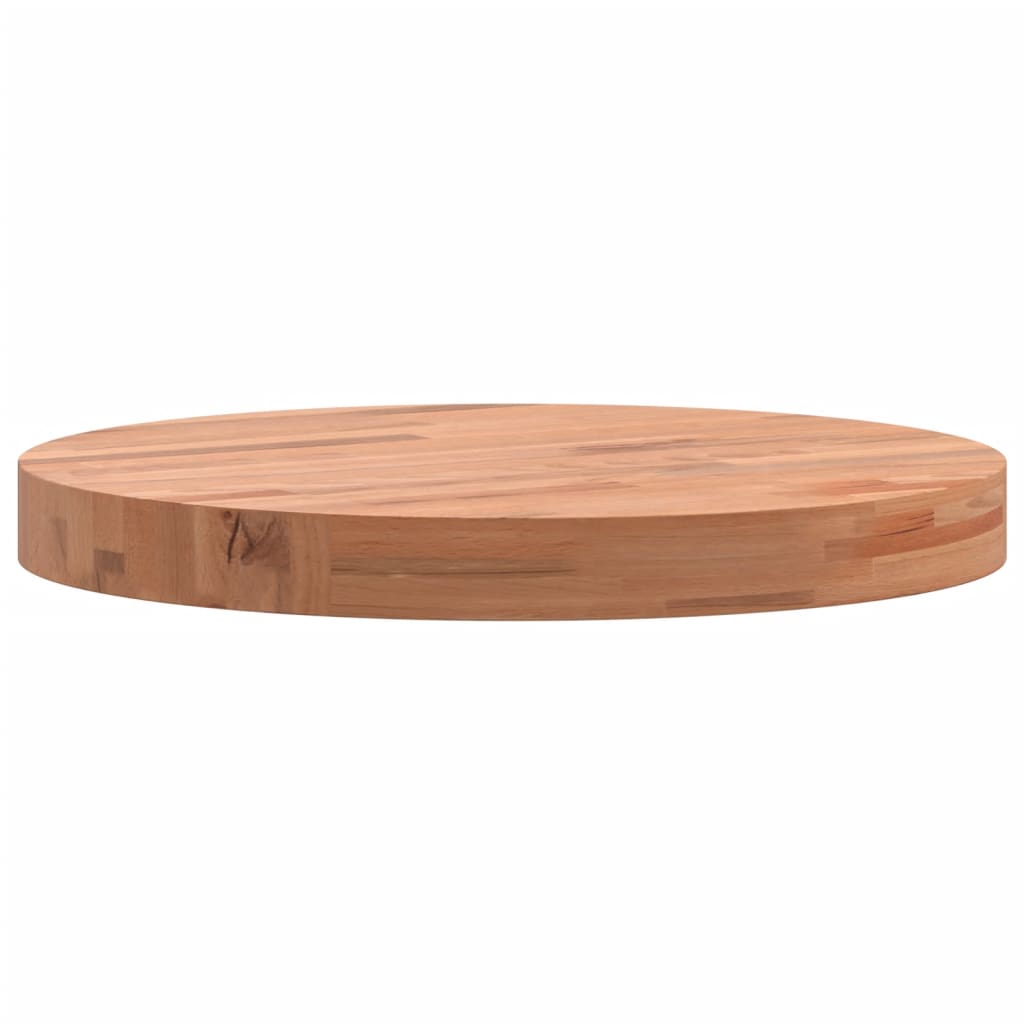 Tafelblad Rond Ø40X4 Cm Massief Beukenhout