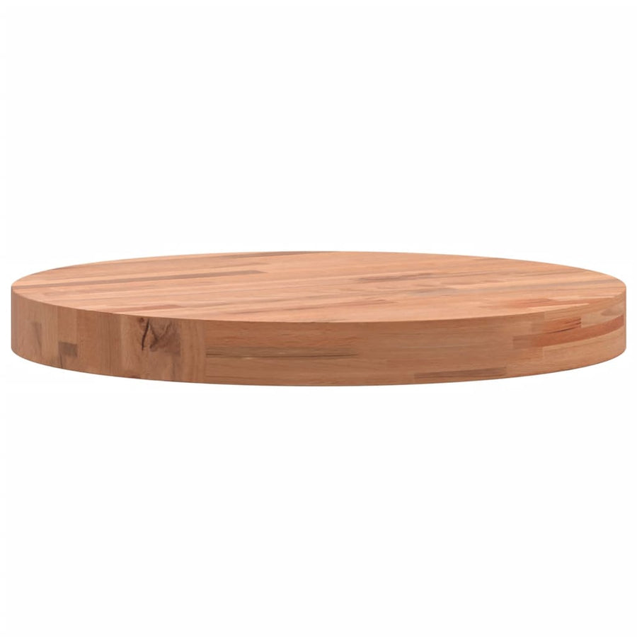 Tafelblad Rond Ø40X4 Cm Massief Beukenhout