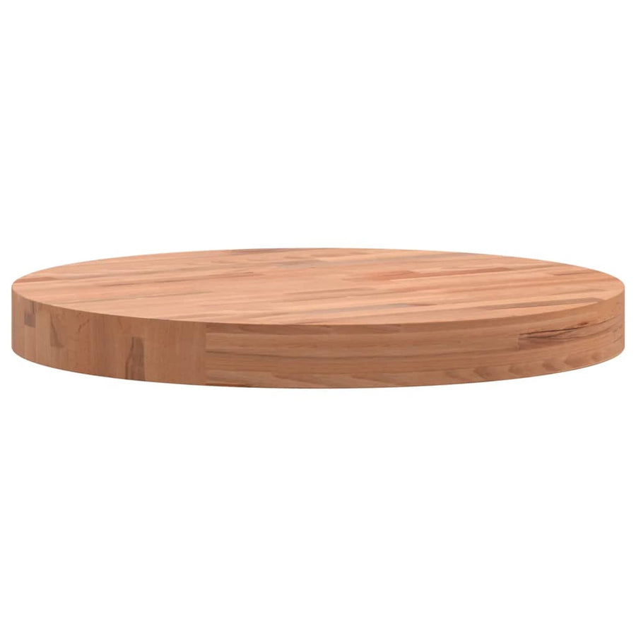 Tafelblad Rond Ø40X4 Cm Massief Beukenhout