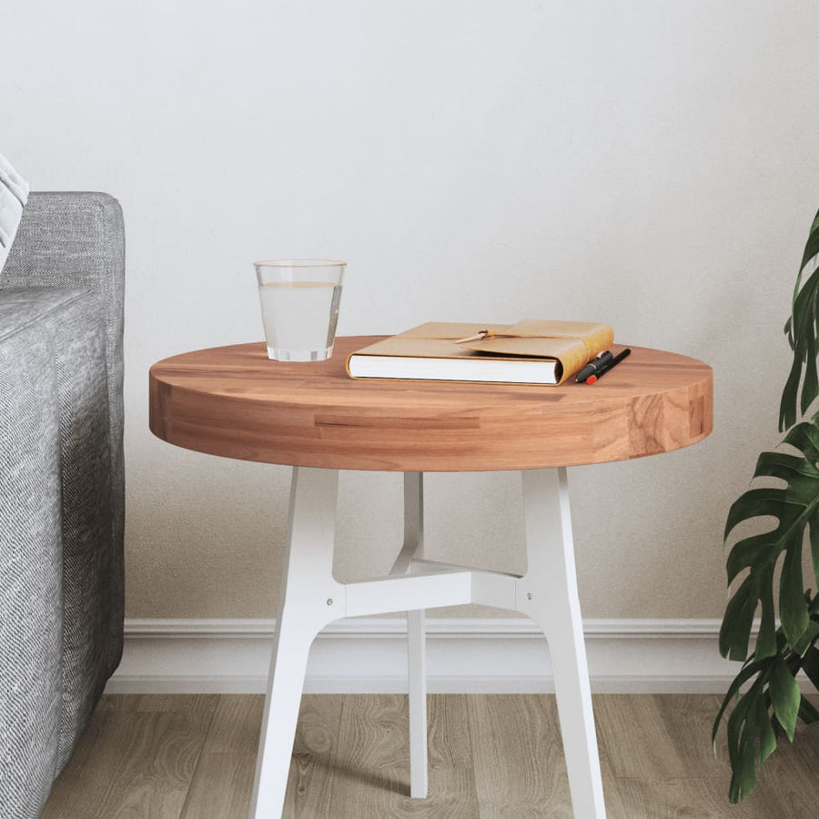 Tafelblad Rond Ø40X4 Cm Massief Beukenhout