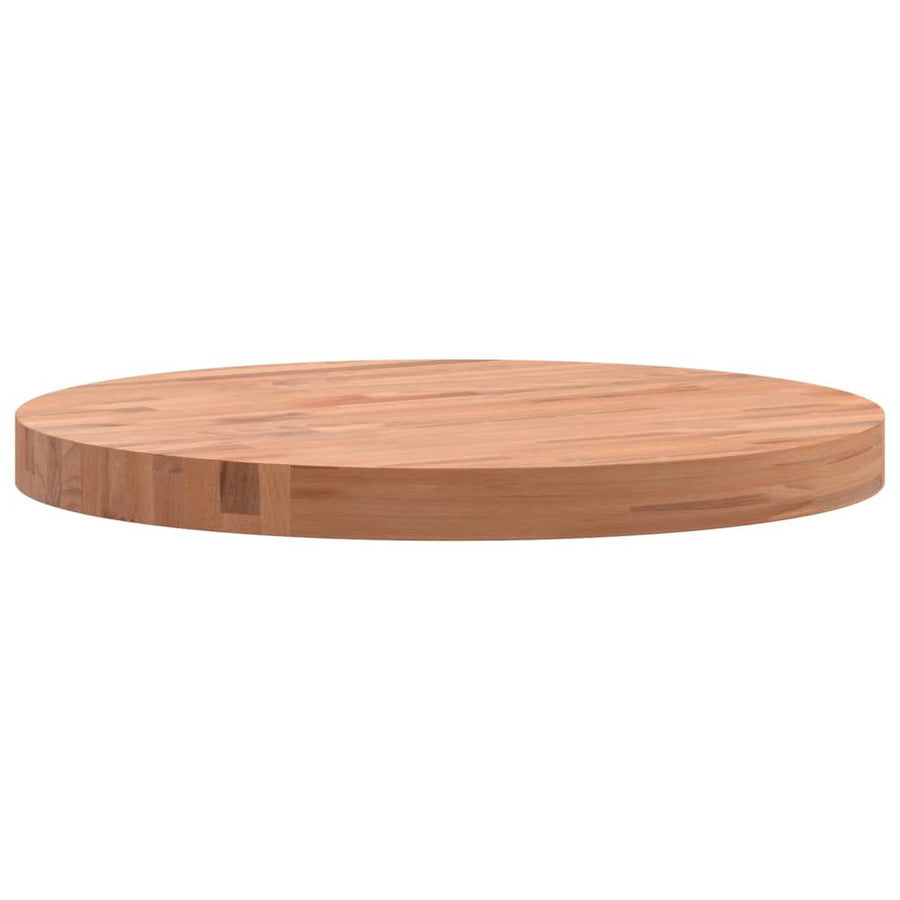 Tafelblad Rond Ø50X4 Cm Massief Beukenhout