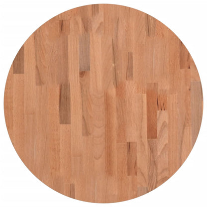 Tafelblad Rond Ø60X4 Cm Massief Beukenhout