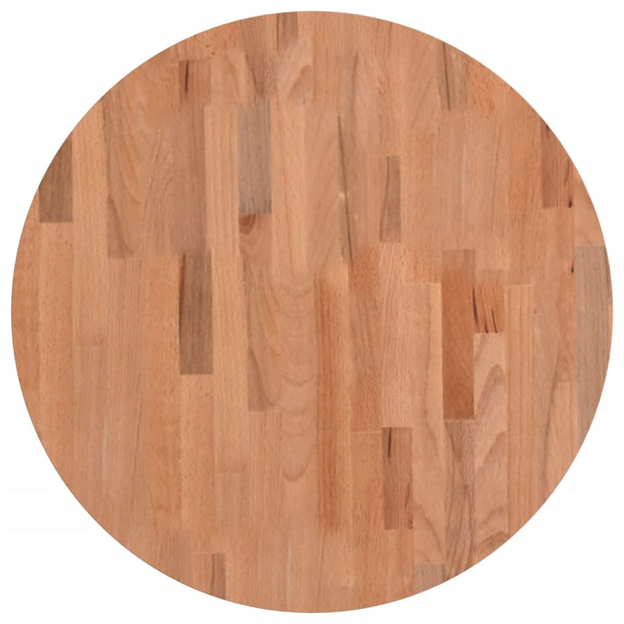 Tafelblad Rond Ø60X4 Cm Massief Beukenhout