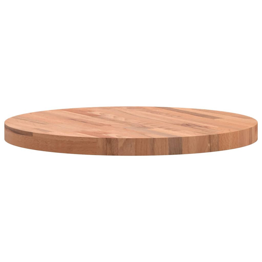 Tafelblad Rond Ø60X4 Cm Massief Beukenhout