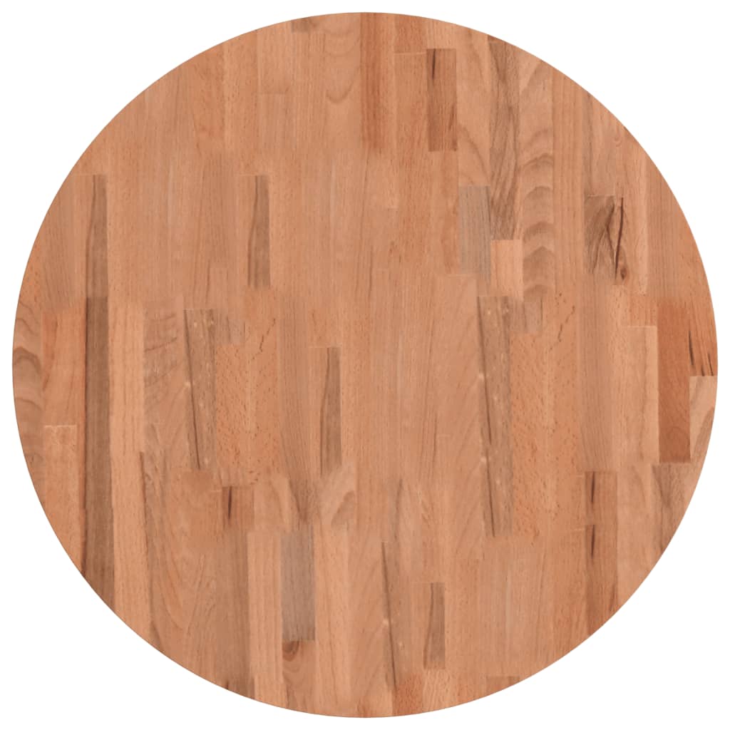 Tafelblad Rond Ø70X4 Cm Massief Beukenhout