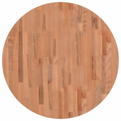 Tafelblad Rond Ø80X4 Cm Massief Beukenhout