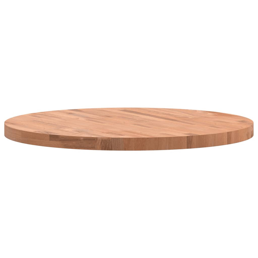 Tafelblad Rond Ø80X4 Cm Massief Beukenhout