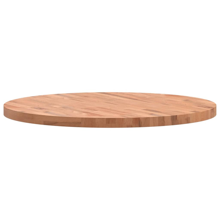 Tafelblad Rond Ø90X4 Cm Massief Beukenhout