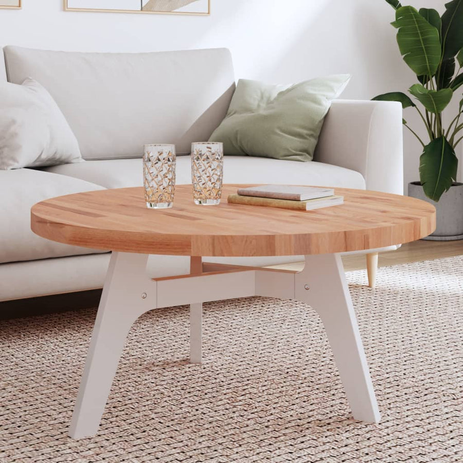 Tafelblad Rond Ø90X4 Cm Massief Beukenhout