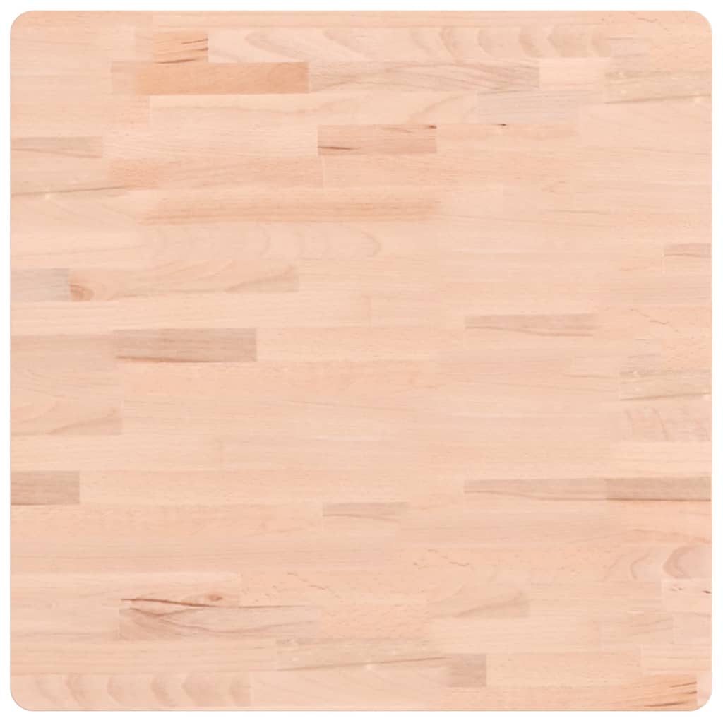 Tafelblad Vierkant 60X60X,5 Cm Massief Beukenhout 60 x 60 x 1.5 cm Lichtbruin