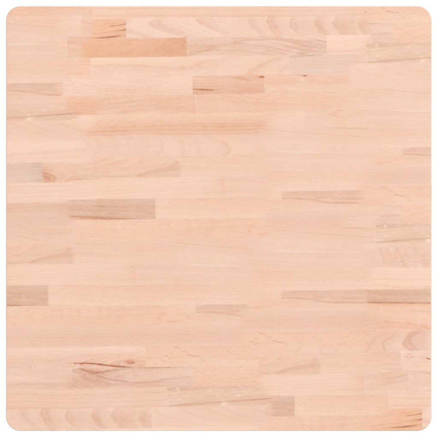 Tafelblad Vierkant 60X60X,5 Cm Massief Beukenhout 60 x 60 x 1.5 cm Lichtbruin