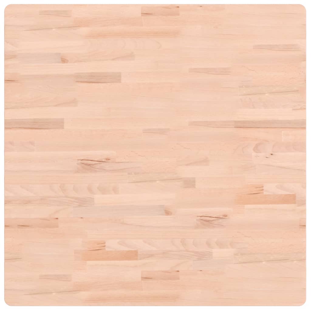 Tafelblad Vierkant 80X80X1,5 Cm Massief Beukenhout