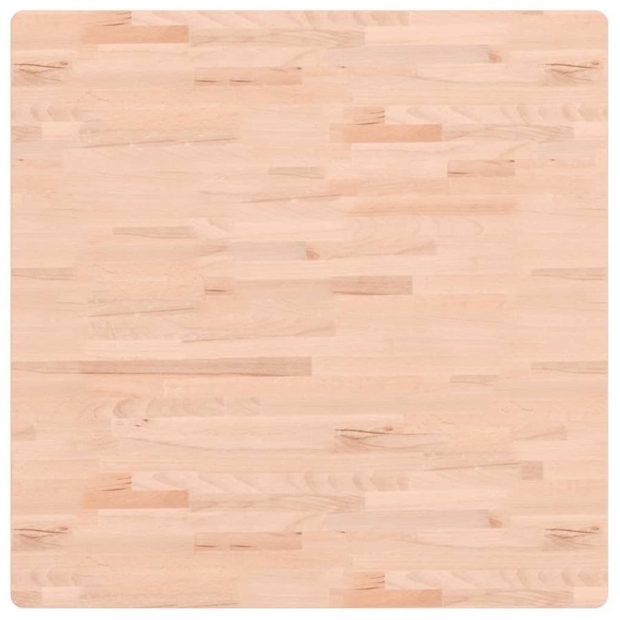 Tafelblad Vierkant 90X90X1,5 Cm Massief Beukenhout