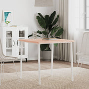 Tabletop square 70x70x2.5 cm solid beech wood