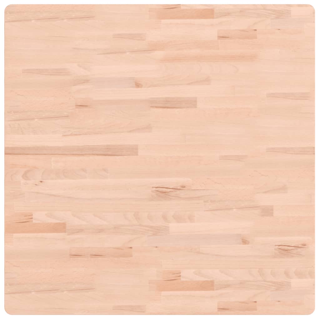 Tafelblad Vierkant 80X80X2,5 Cm Massief Beukenhout