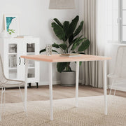 Tabletop square 80x80x2.5 cm solid beech wood